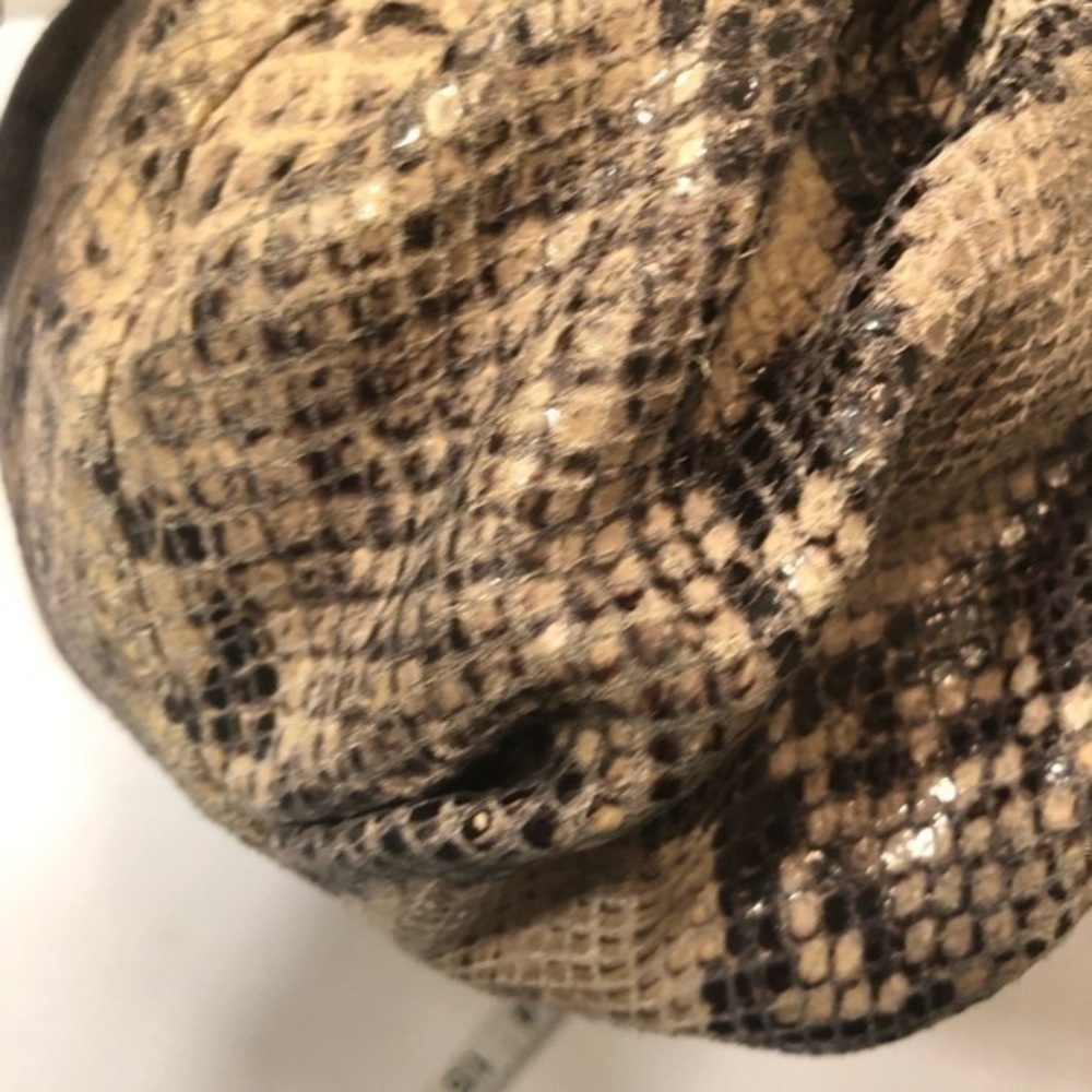 Michael kors python embossed leather messenger bag - image 6